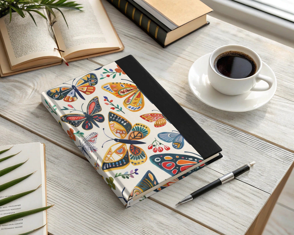 Colorful Butterfly Pattern, Digital Paper, Insect Art, Seamless Pattern Design, Butterflies Printable Art, Scrapbook Paper Download - Moore and Mountain