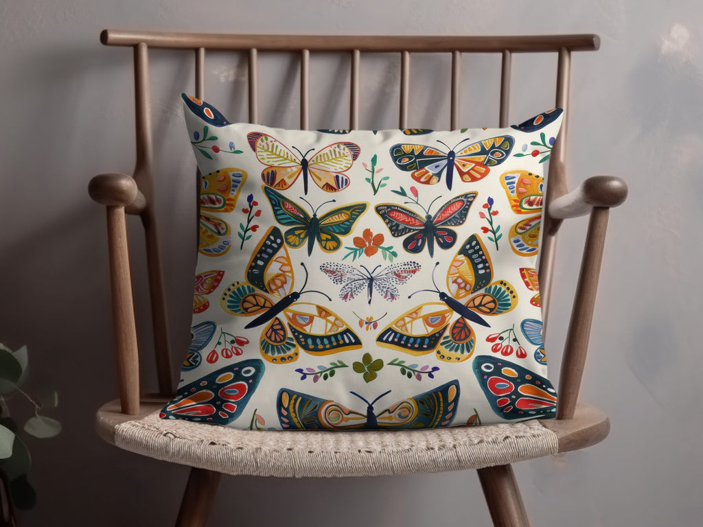 Colorful Butterfly Pattern, Digital Paper, Insect Art, Seamless Pattern Design, Butterflies Printable Art, Scrapbook Paper Download - Moore and Mountain