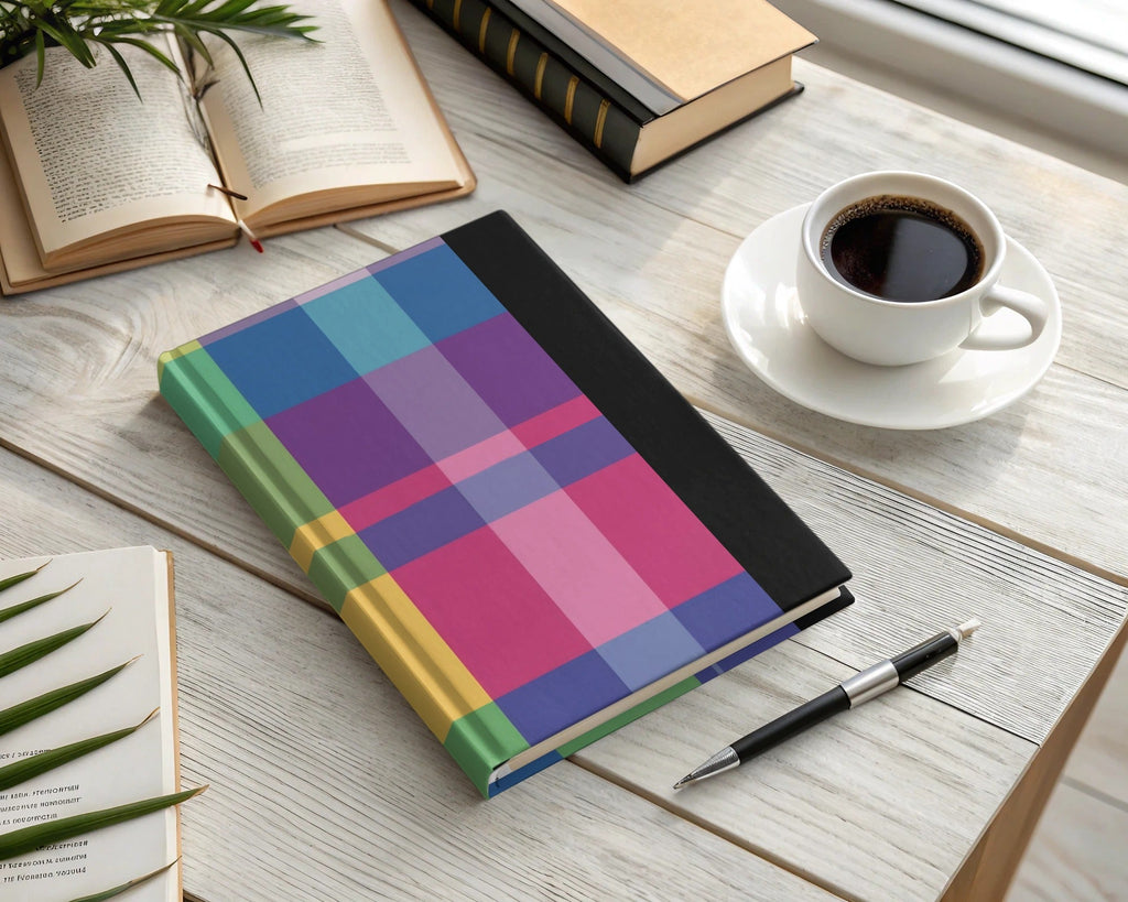 Colorful Plaid Digital Paper, Seamless Tartan Pattern, Digital Background, Fabric Texture, Scrapbook Paper Pack, Commercial Use - Moore and Mountain