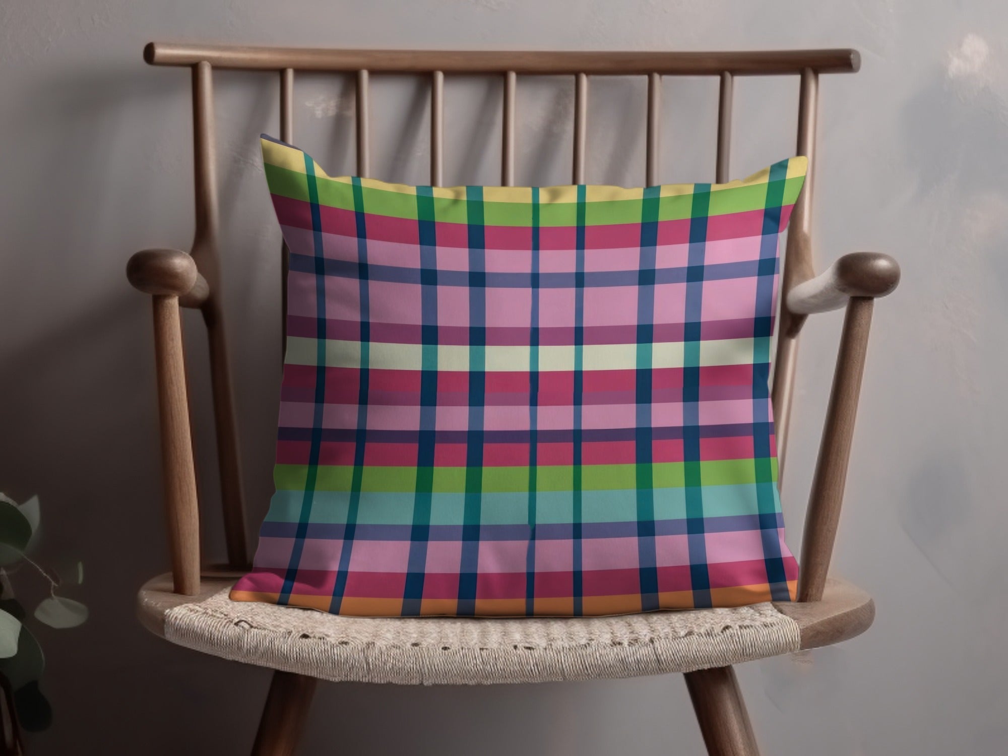 Colorful Plaid Digital Paper, Seamless Tartan Pattern, Fabric Print, Scrapbook Paper, Commercial Use, Digital Download, Two Scales - Moore and Mountain