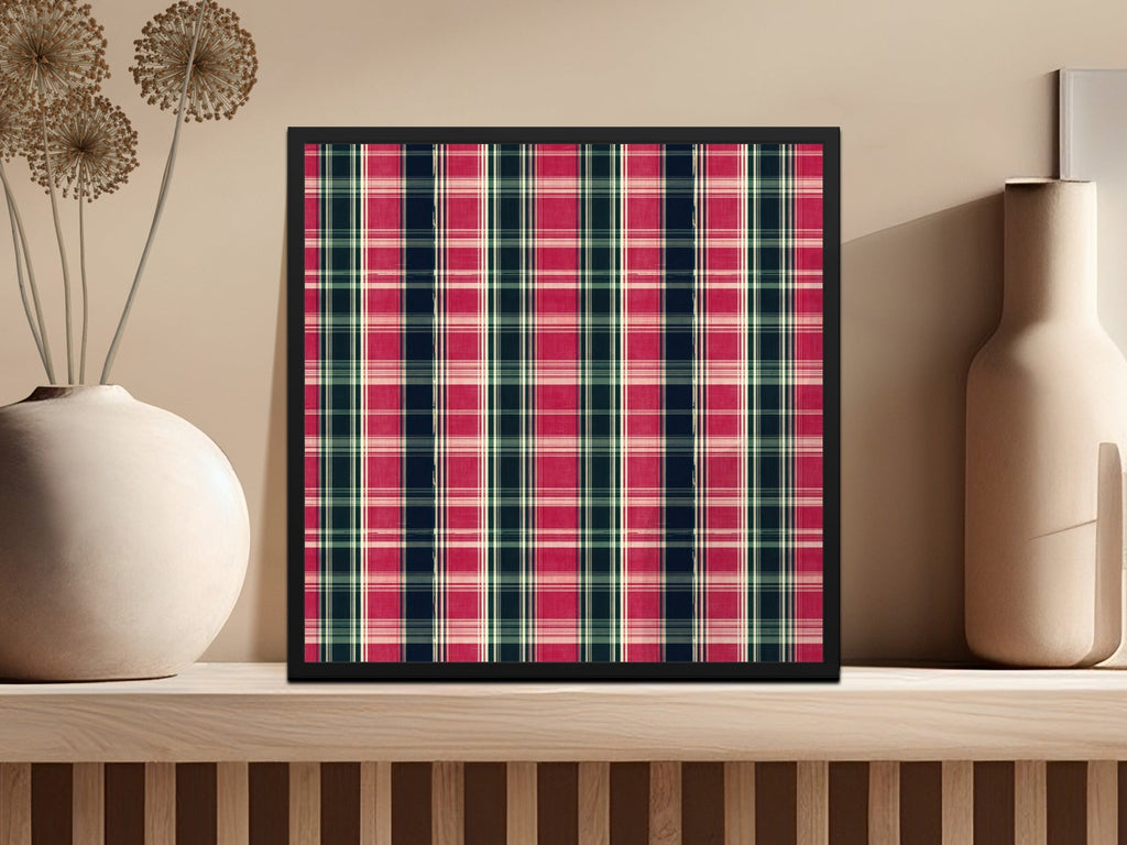 Colorful Plaid Digital Texture Graphic for Backgrounds Digital - Moore and Mountain