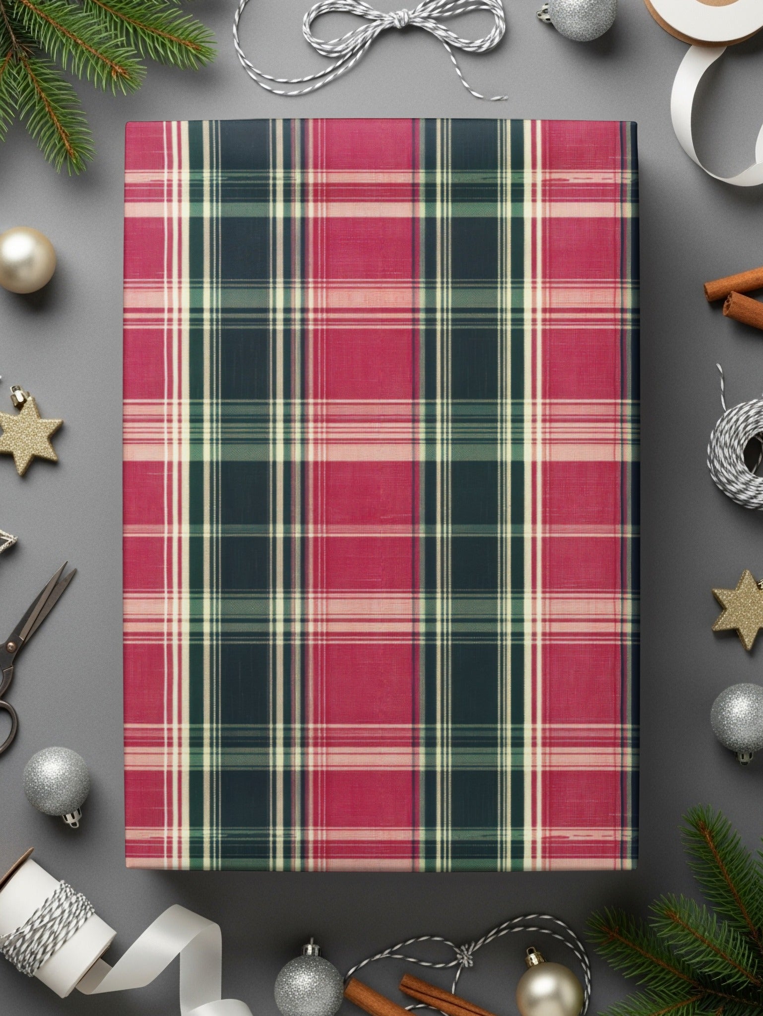 Colorful Plaid Digital Texture Graphic for Backgrounds Digital - Moore and Mountain