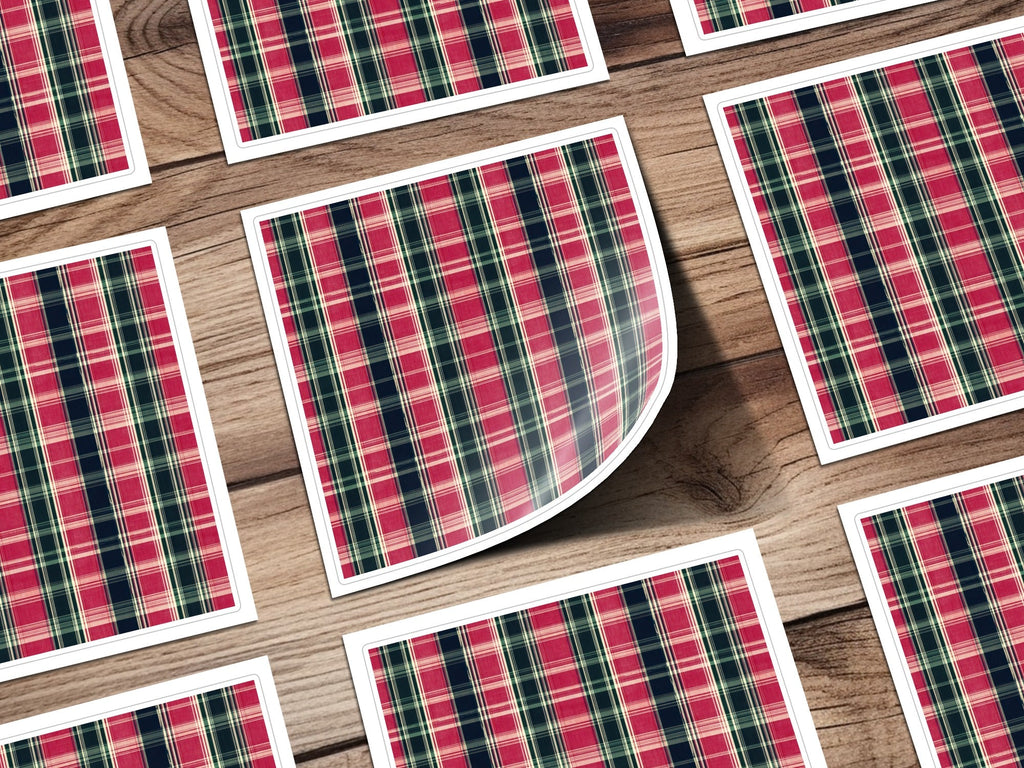 Colorful Plaid Digital Texture Graphic for Backgrounds Digital - Moore and Mountain