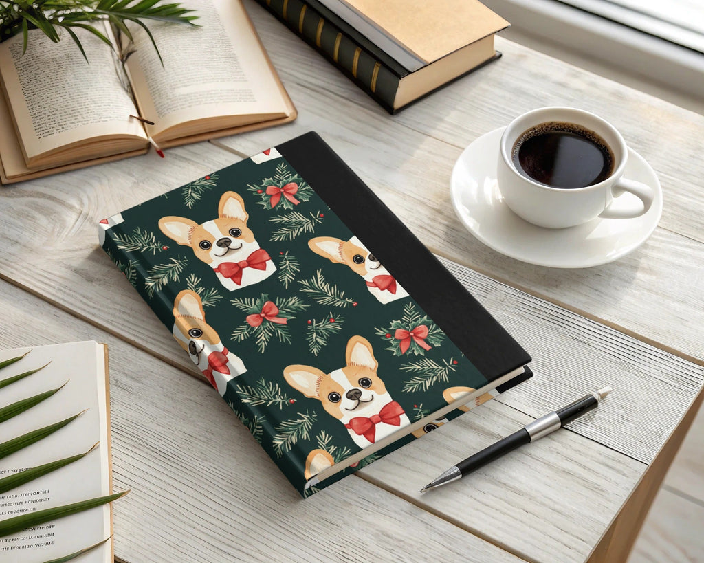 Corgi Dog Christmas Digital Paper, Cute Puppy Pattern, Holiday Green Background, Winter Pet Design, Festive Digital Download - Moore and Mountain