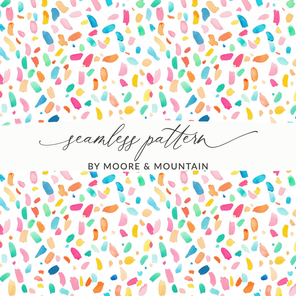 Colorful Abstract Seamless Pattern by Moore & Mountain