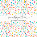 Colorful Abstract Seamless Pattern by Moore & Mountain