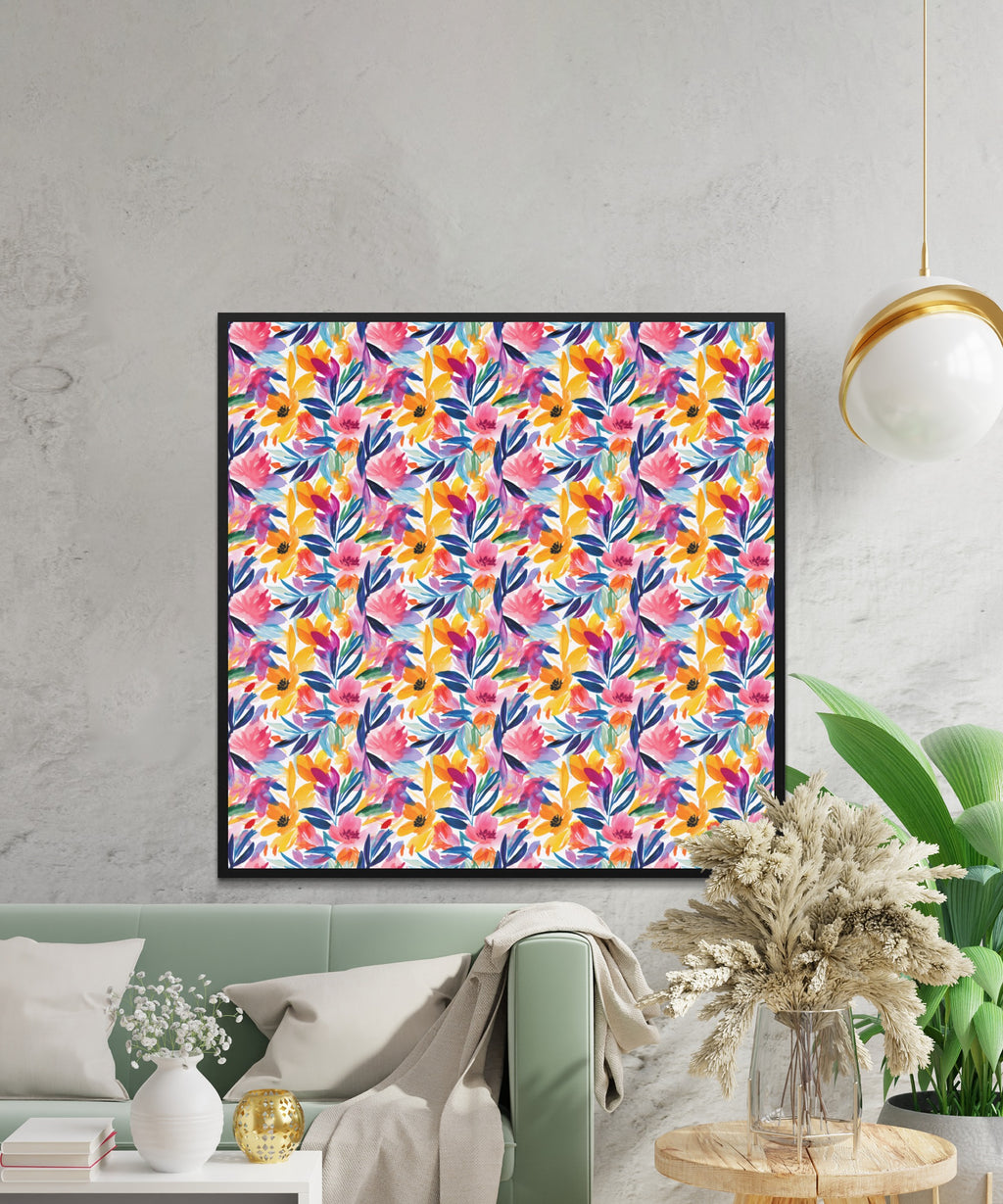 Vibrant Abstract Floral Watercolor Pattern product type

Floral pattern
Watercolor flowers
Abstract floral
Vibrant colors
Colorful design
Botanical print
Bright flowers
Artistic pattern
Modern floral
Contemporary art
Summer flowers
Spring pattern
Garden motif
Blooming art
Playful design
Joyful pattern
Pink flowers
Yellow flowers
Blue leaves
Purple accents