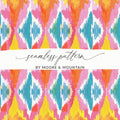 Vibrant Geometric Seamless Pattern by Moore & Mountain