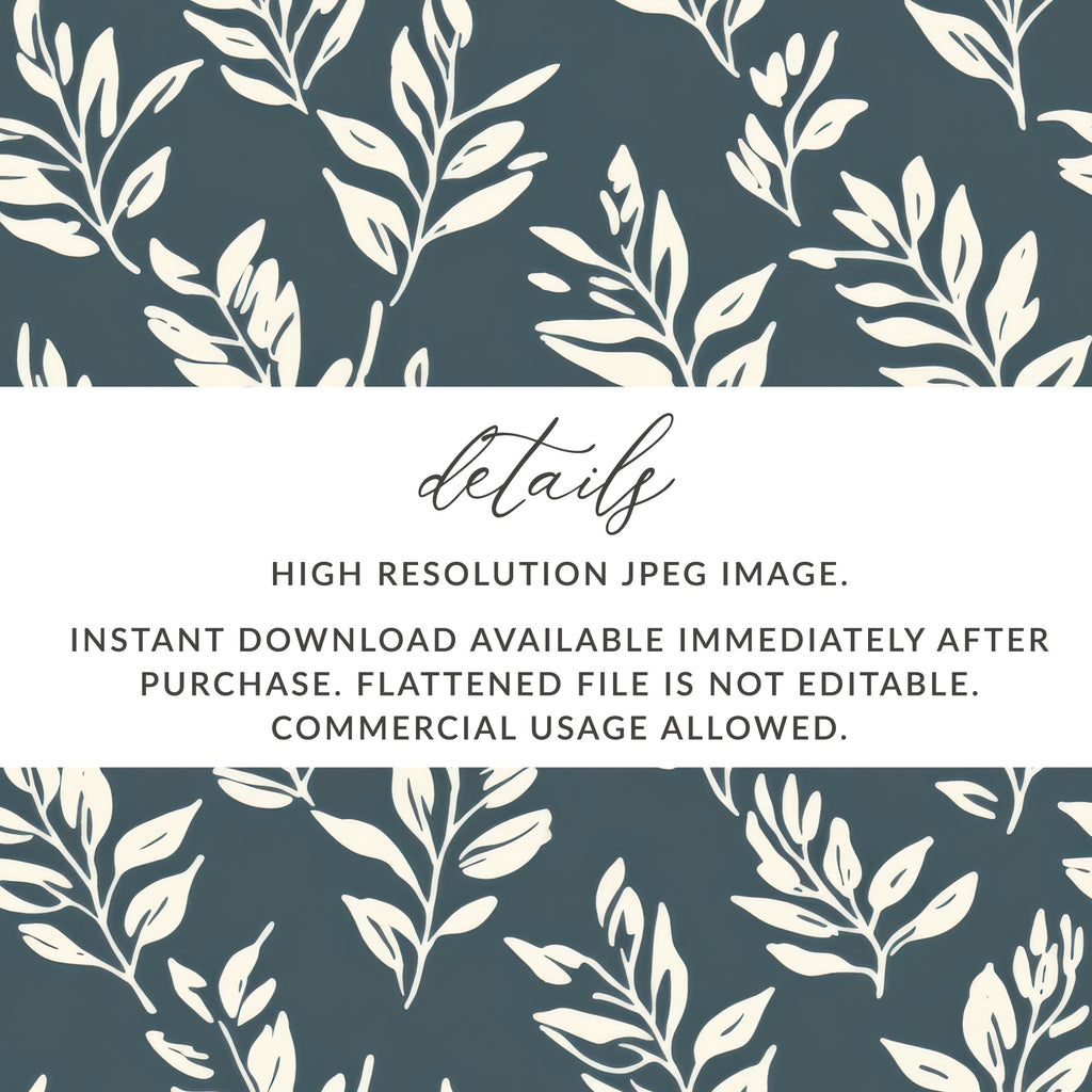 High Resolution Leaf Pattern Design Instant Download