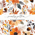 Autumn Floral Seamless Pattern by Moore & Mountain