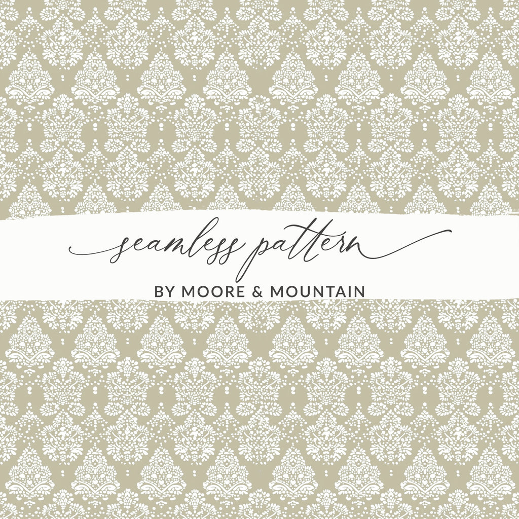 Elegant Cream and White Seamless Pattern Design