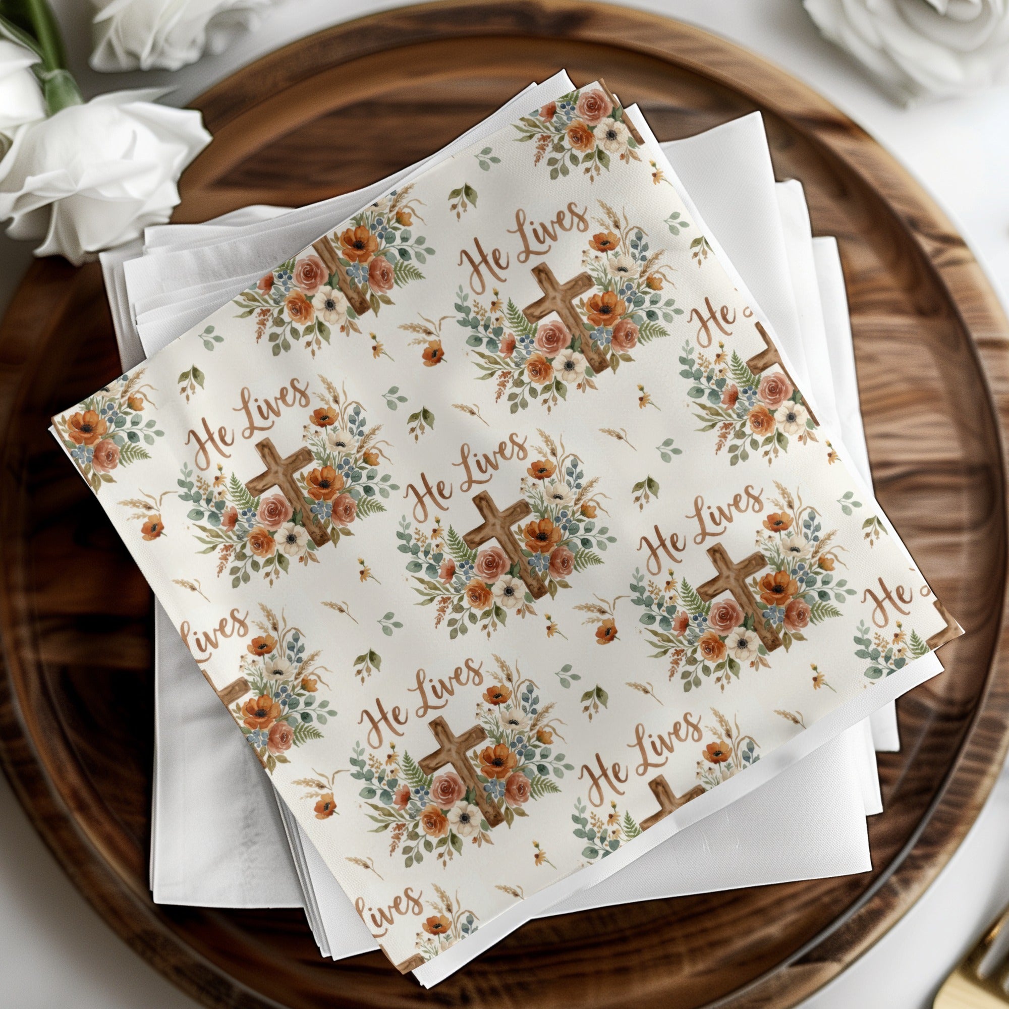 He Lives Cross Floral Pattern Christian Religious product type
He Lives, Easter, Christian, Religious, Cross, Floral, Flower, Boho, Watercolor, Spring, Resurrection, Hope, Faith, God, Jesus, Scripture, Elegant, Spiritual, Praise, Celebration