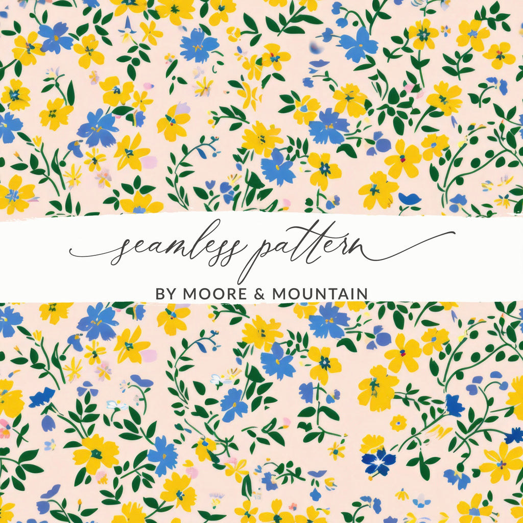 Floral Seamless Pattern by Moore & Mountain product