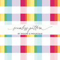 Colorful Checkered Seamless Pattern by Moore and Mountain