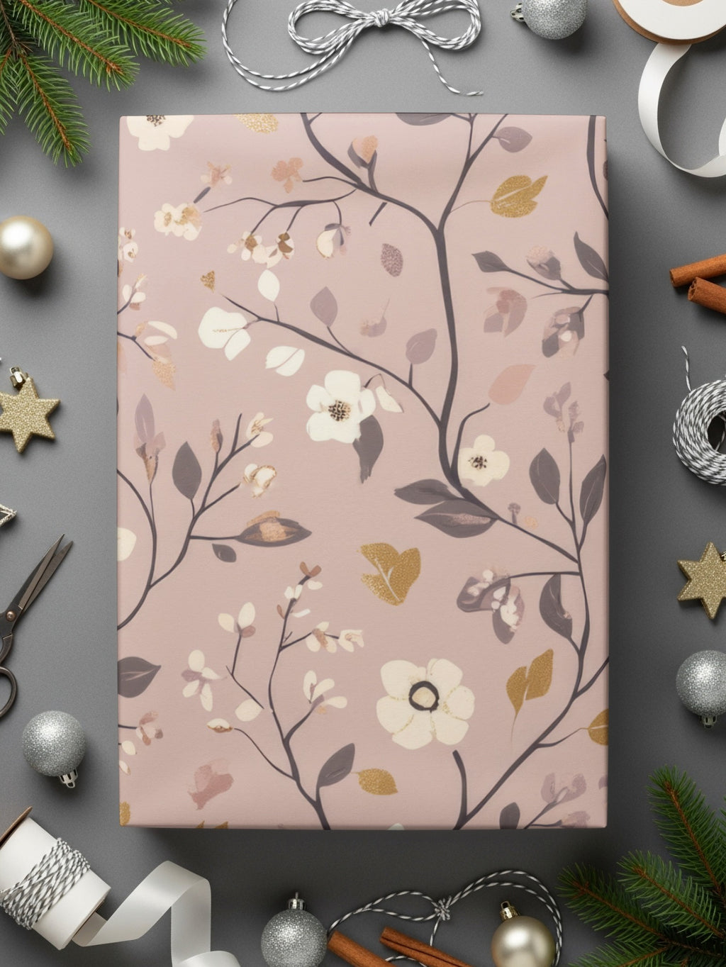 Elegant Floral Pattern Gift Wrap for All Occasions
