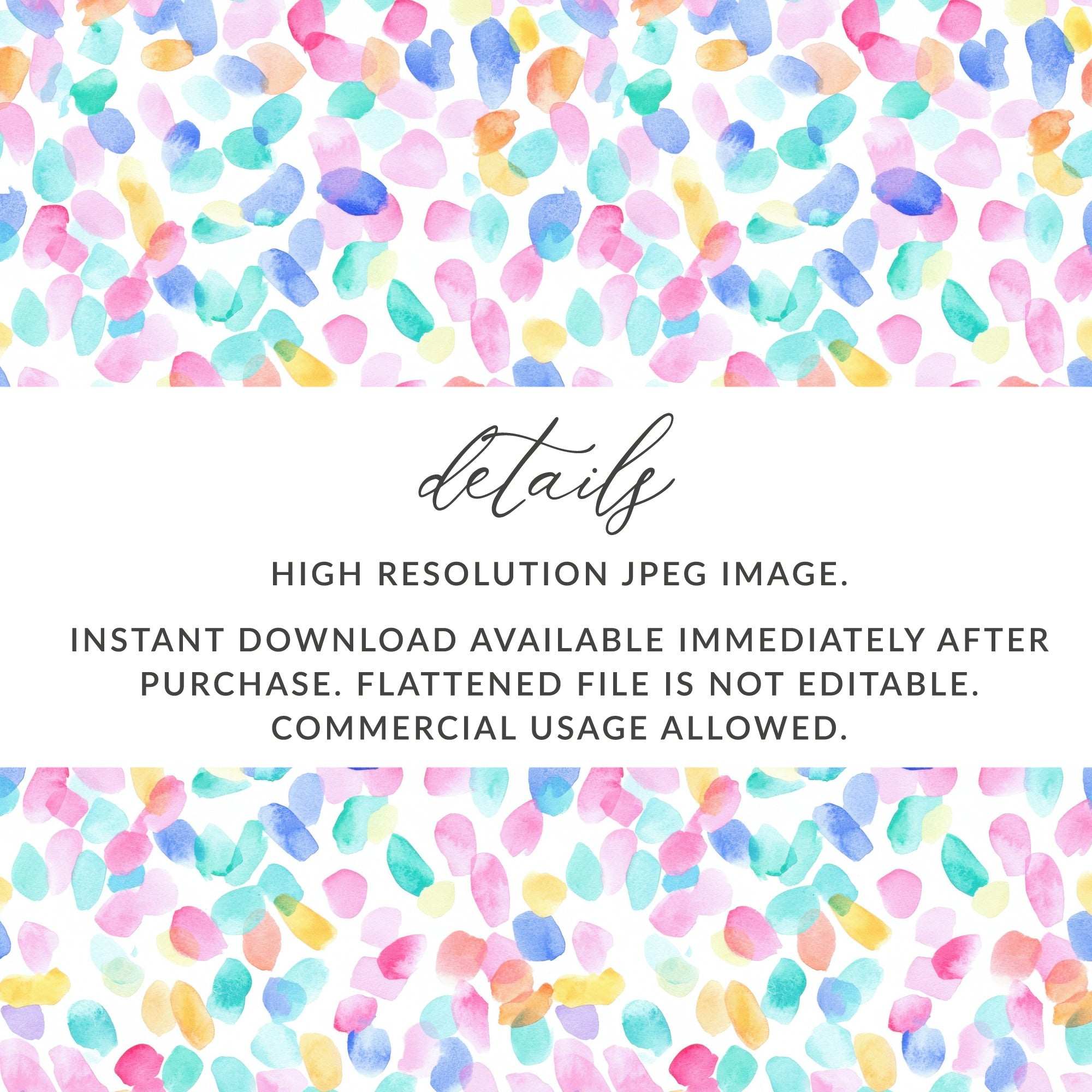 Colorful High Resolution JPEG Image for Instant Download
