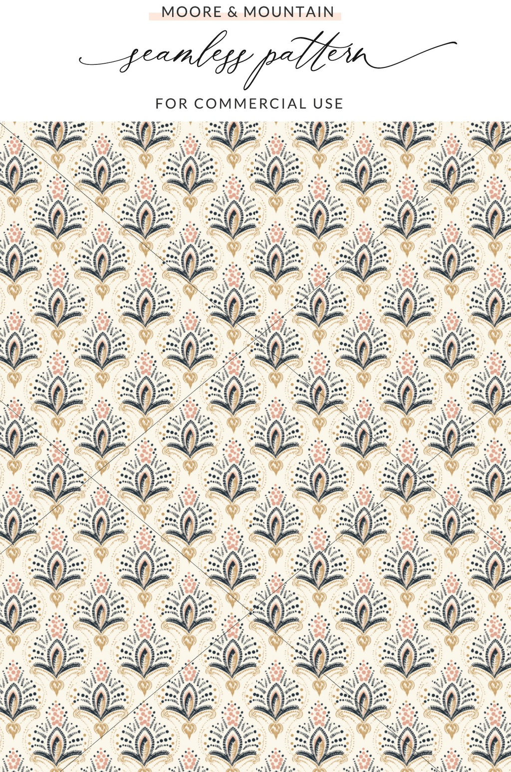 Elegant Seamless Pattern for Commercial Use Design