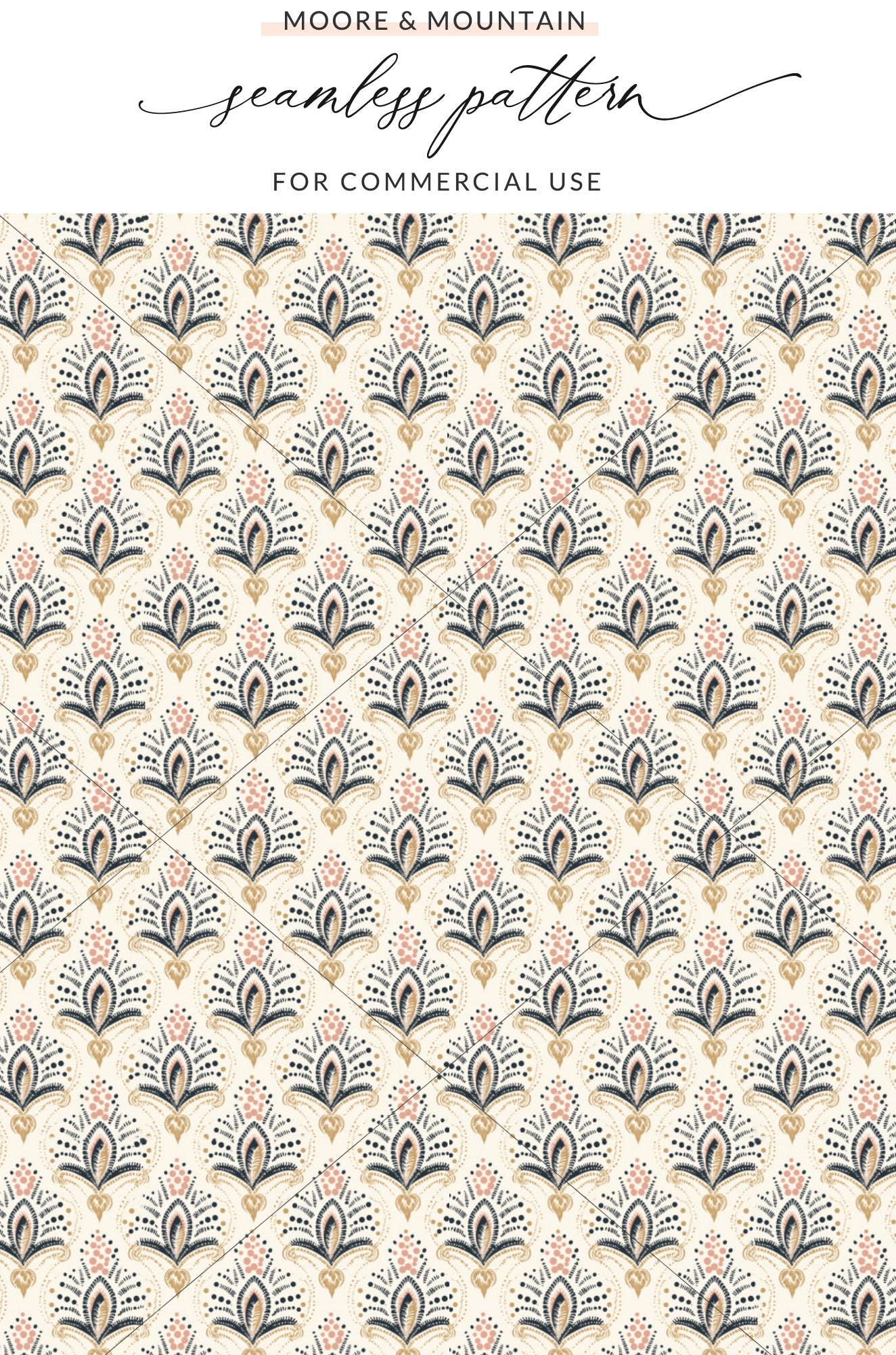 Elegant Seamless Pattern for Commercial Use Design
