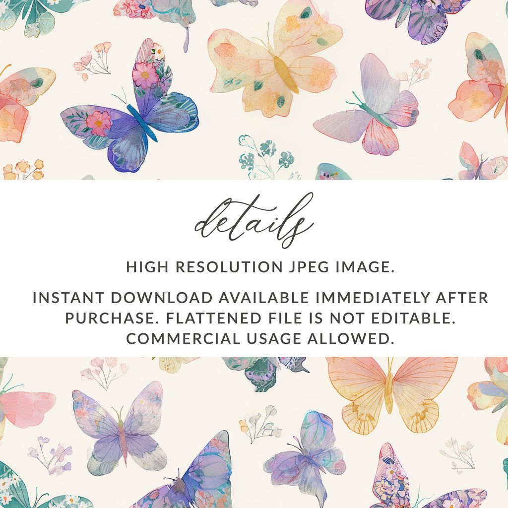 Colorful Butterfly Digital Download High Resolution Image