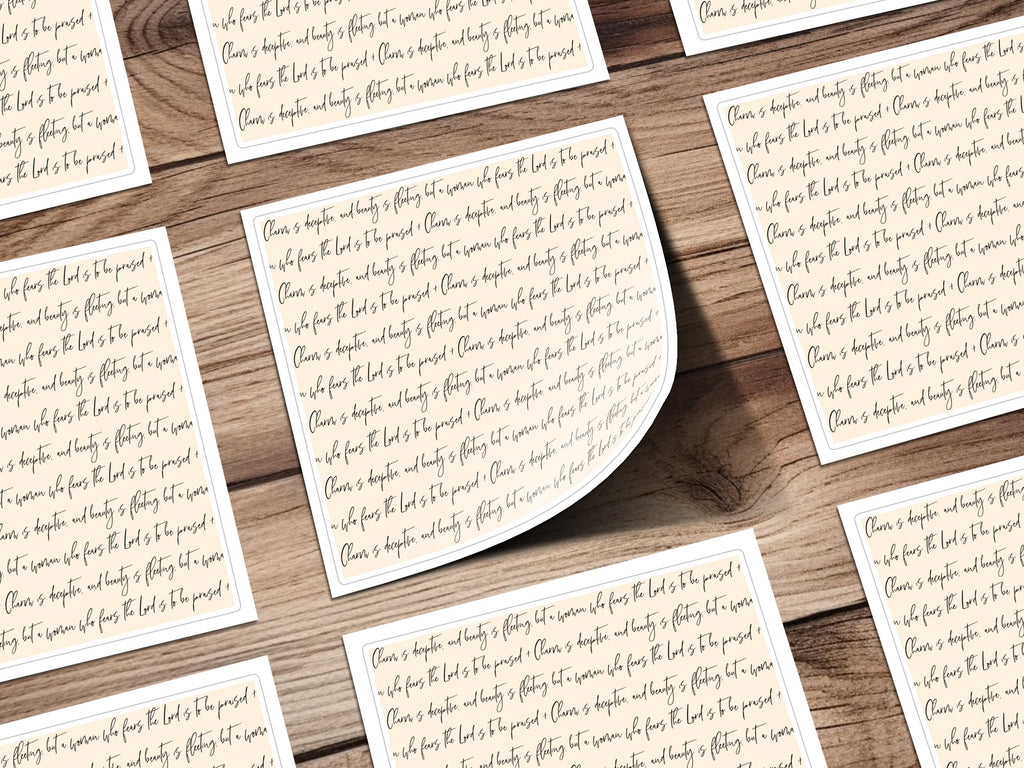 Inspirational Bible Verse Wall Decor Quote Print Product