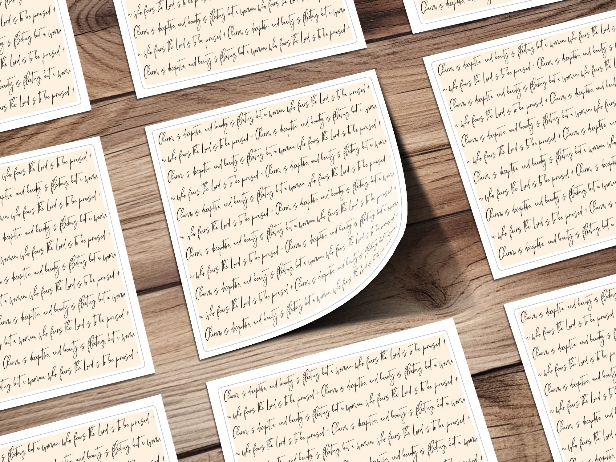 Inspirational Bible Verse Wall Decor Quote Print Product