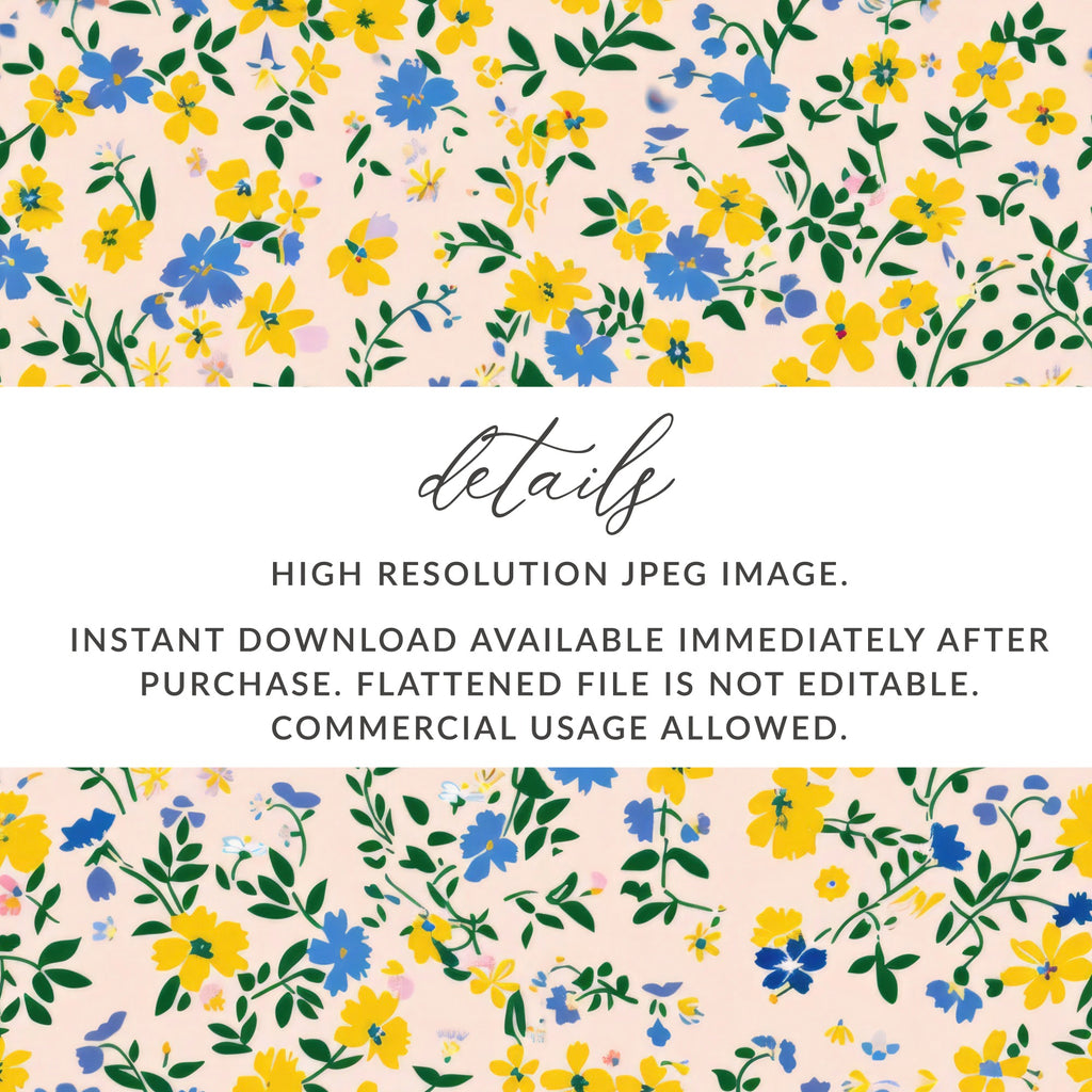 Colorful Floral Pattern High Resolution JPEG Image