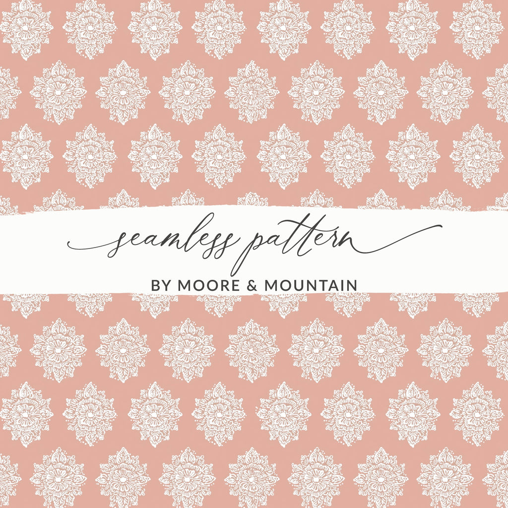 Elegant Floral Seamless Pattern by Moore & Mountain