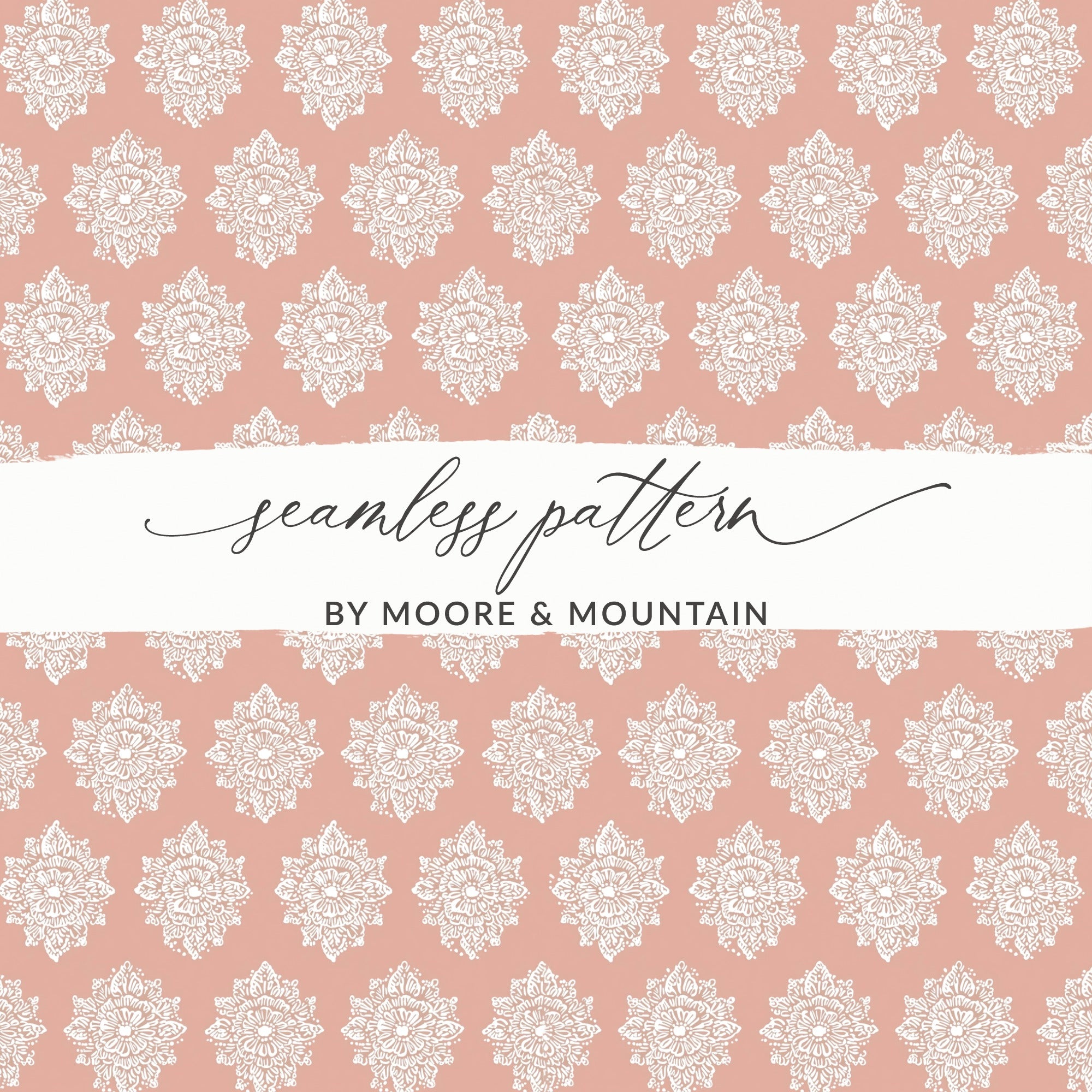 Elegant Floral Seamless Pattern by Moore & Mountain
