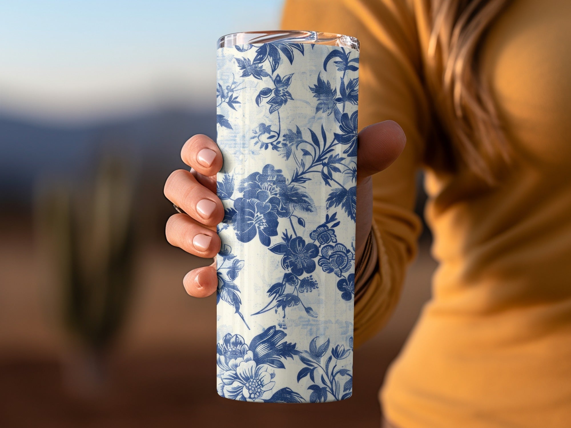 Dark Blue Seamless Chinoiserie Peony Toile Background - Moore and Mountain