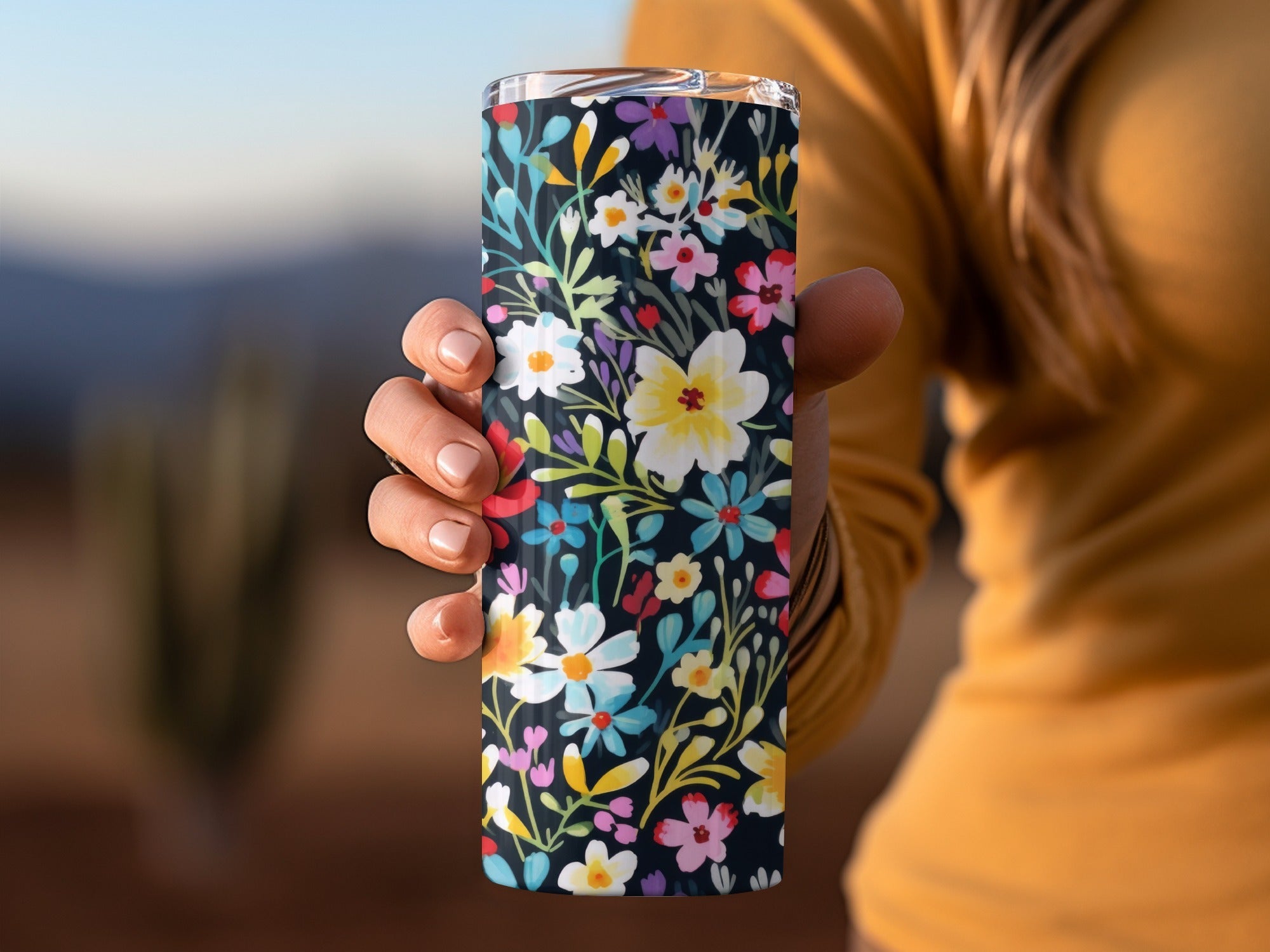 Dark Ditsy Floral Seamless Background - Moore and Mountain