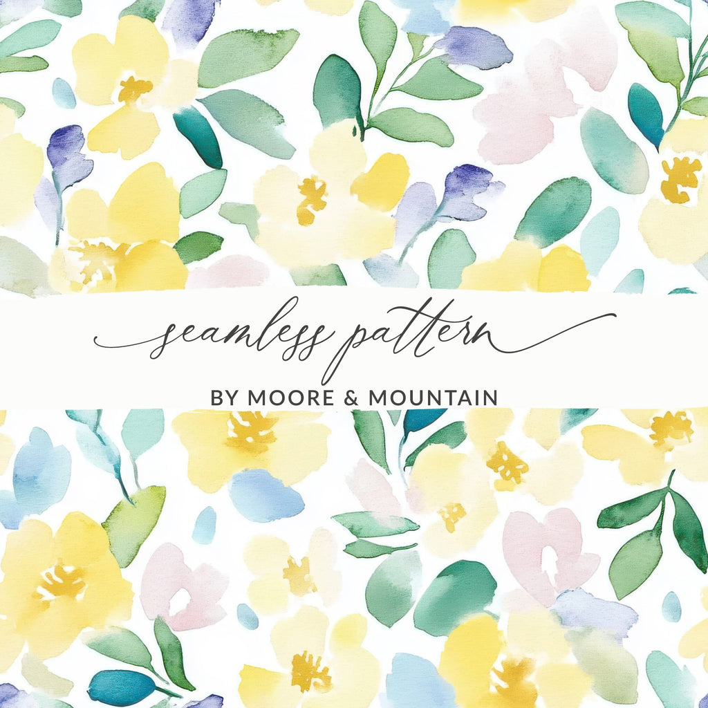 Seamless Floral Pattern by Moore and Mountain Design