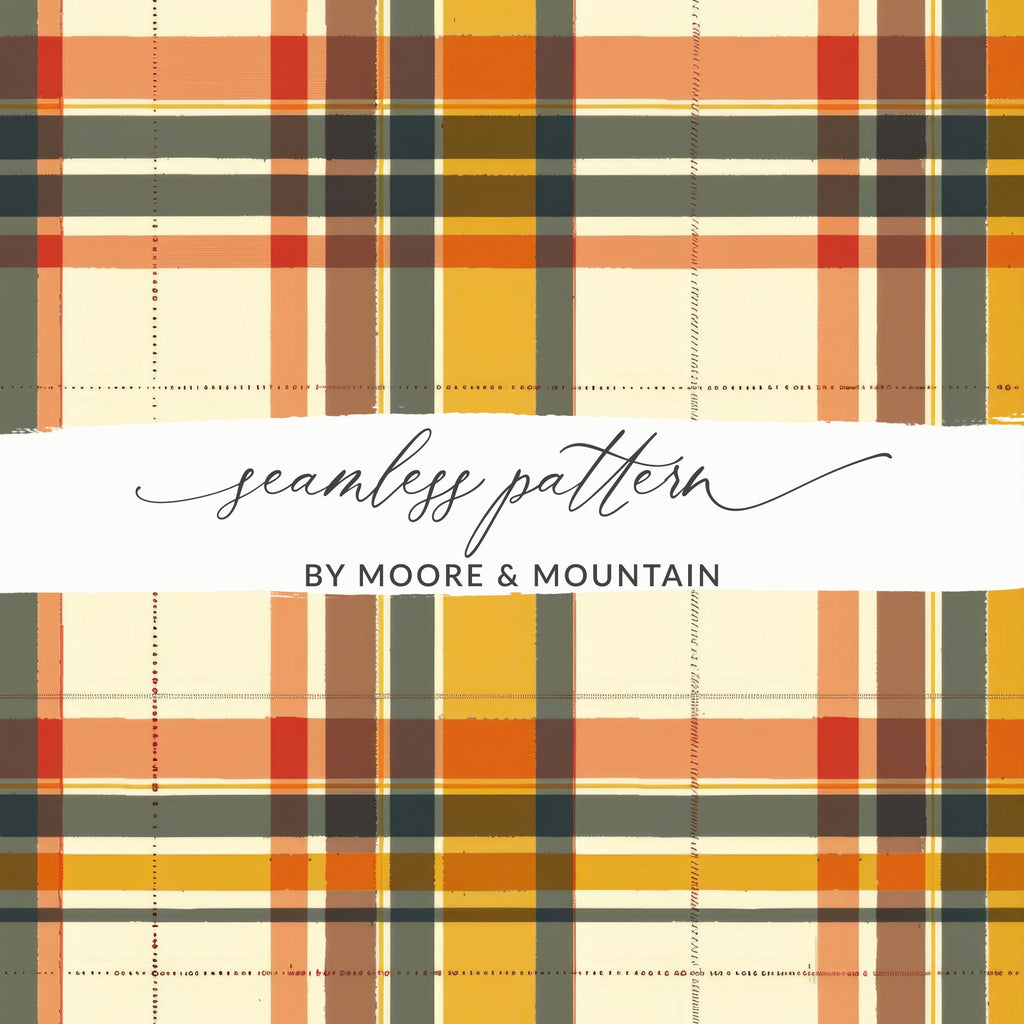 Seamless Plaid Pattern by Moore & Mountain Redesign