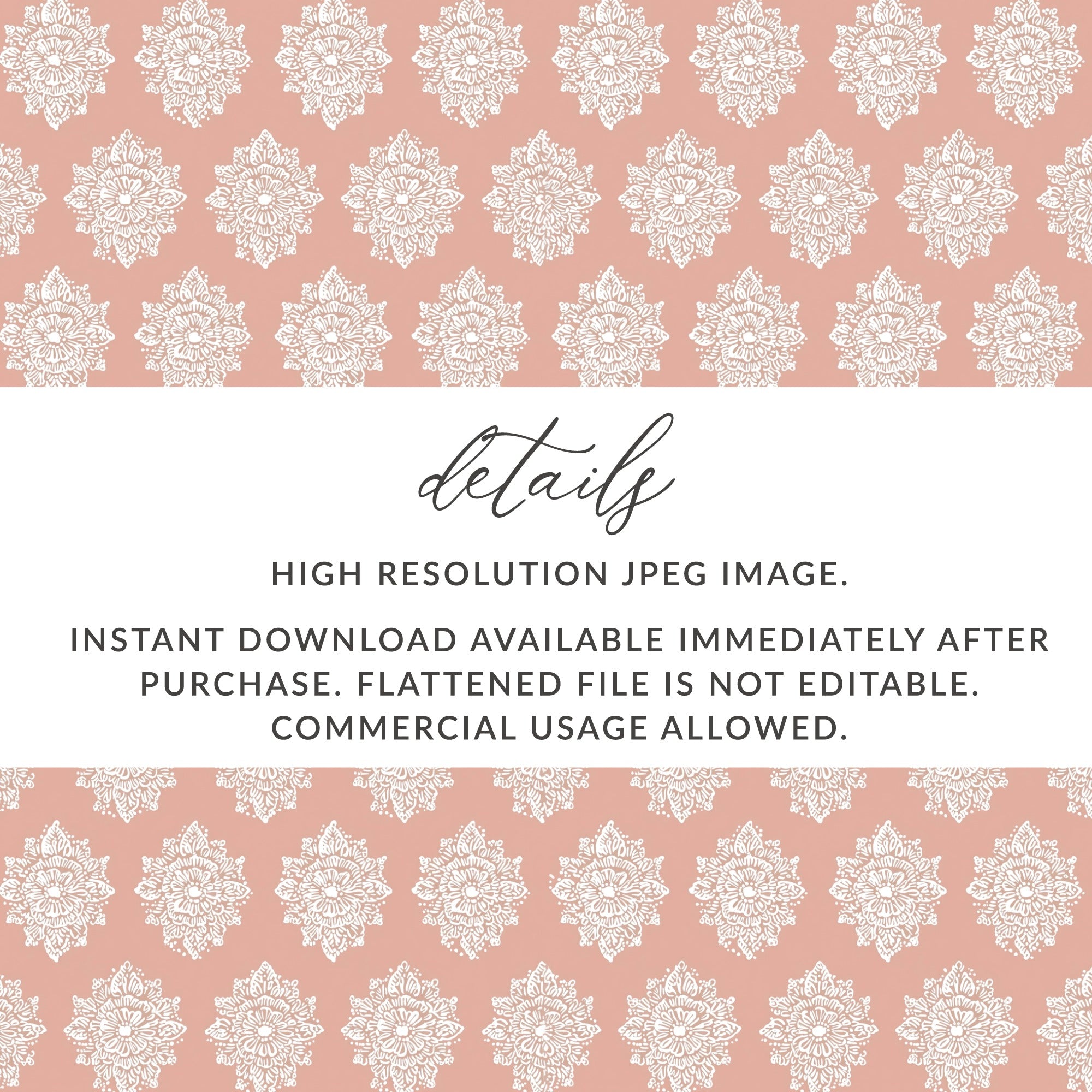 High Resolution Mandala Pattern Instant Download Product