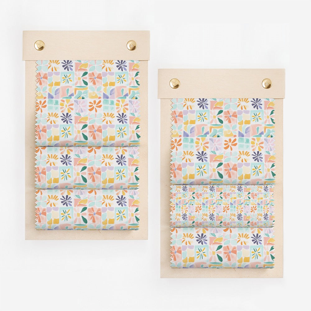 Vibrant Playful Pastel Floral Mosaic Pattern product type