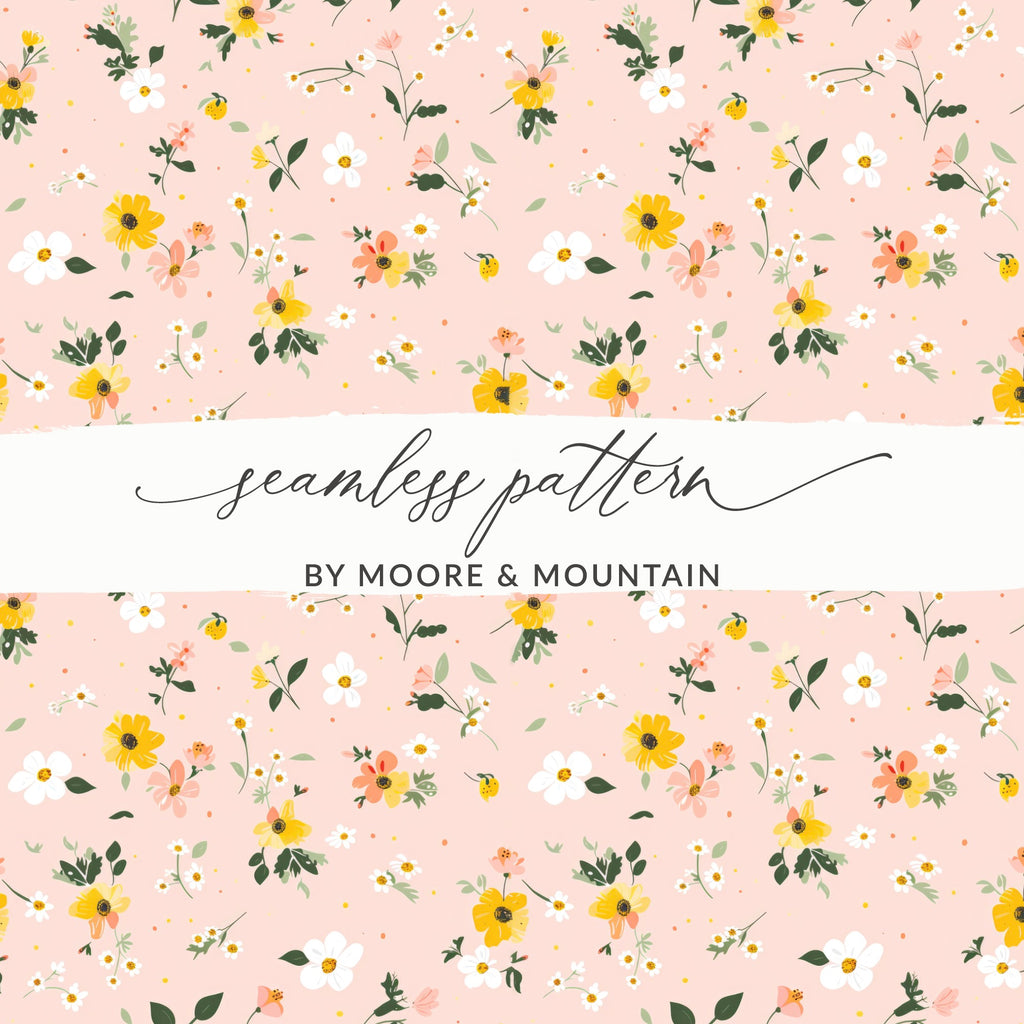 Beautiful Floral Seamless Pattern by Moore & Mountain