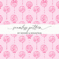 Pink Lollipop Seamless Pattern Design by Moore Mountain