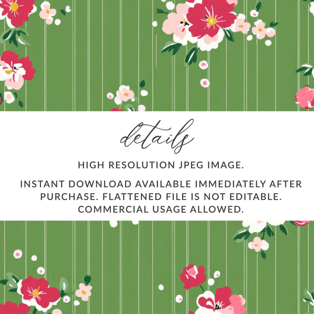 High Resolution Floral Pattern Instant Download Image