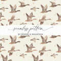 Flying Ducks Seamless Pattern by Moore & Mountain