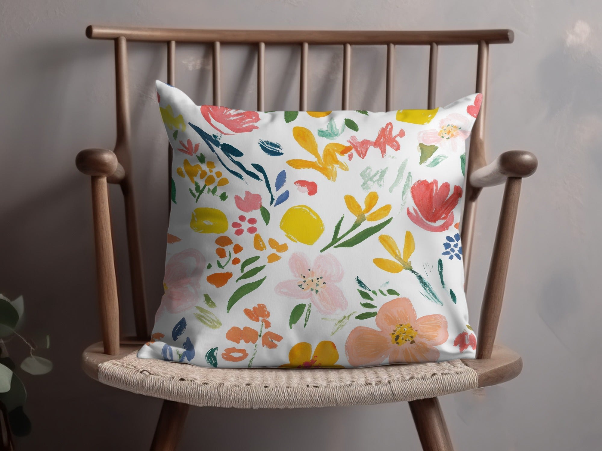 Digital Floral Seamless Pattern, Watercolor Flowers, Repeat Pattern, Fabric Design, Printable Paper, Scrapbooking, Spring Florals - Moore and Mountain