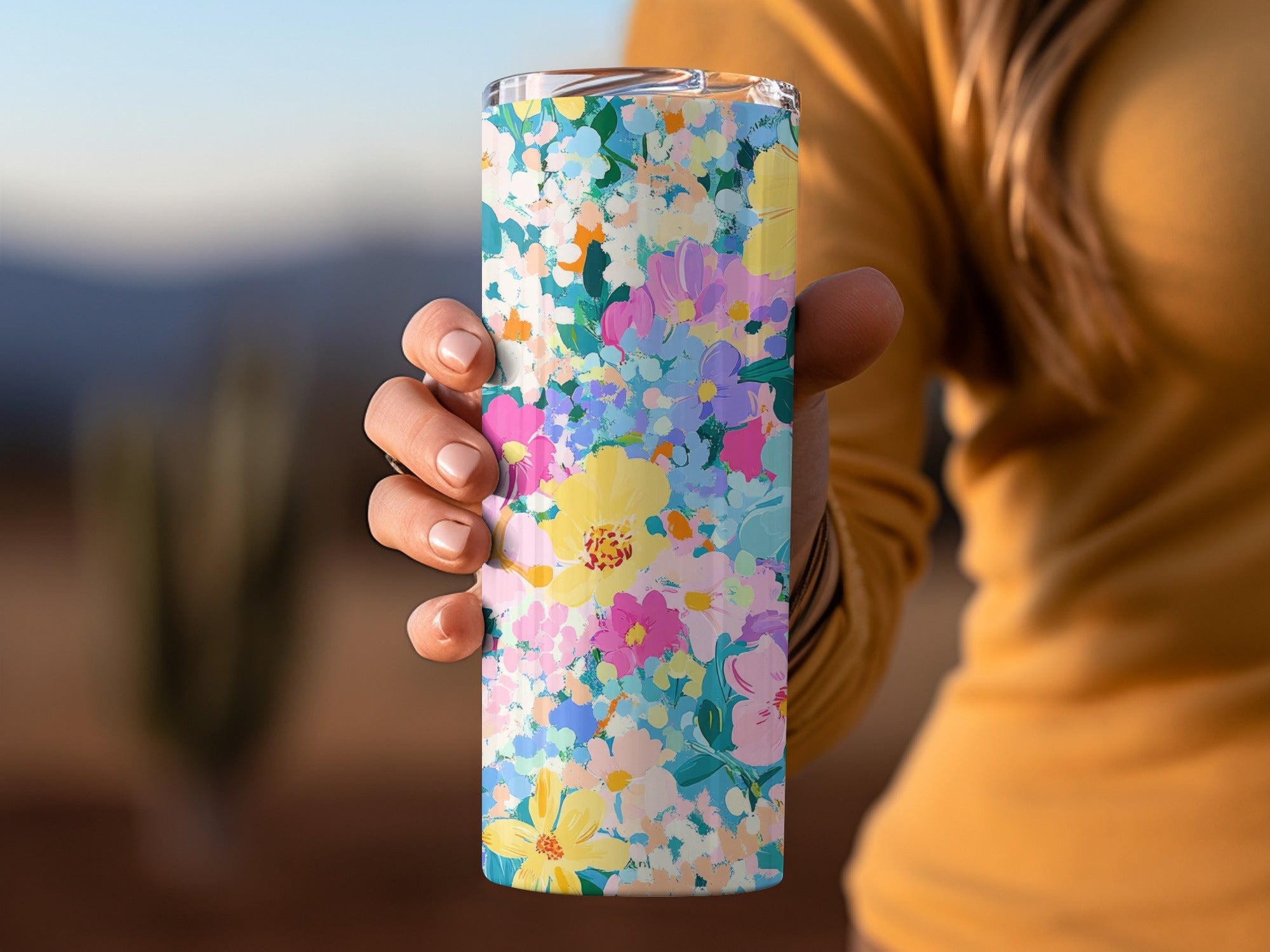 Ditsy Colorful Abstract Floral Seamless Pattern for Textile - Moore and Mountain