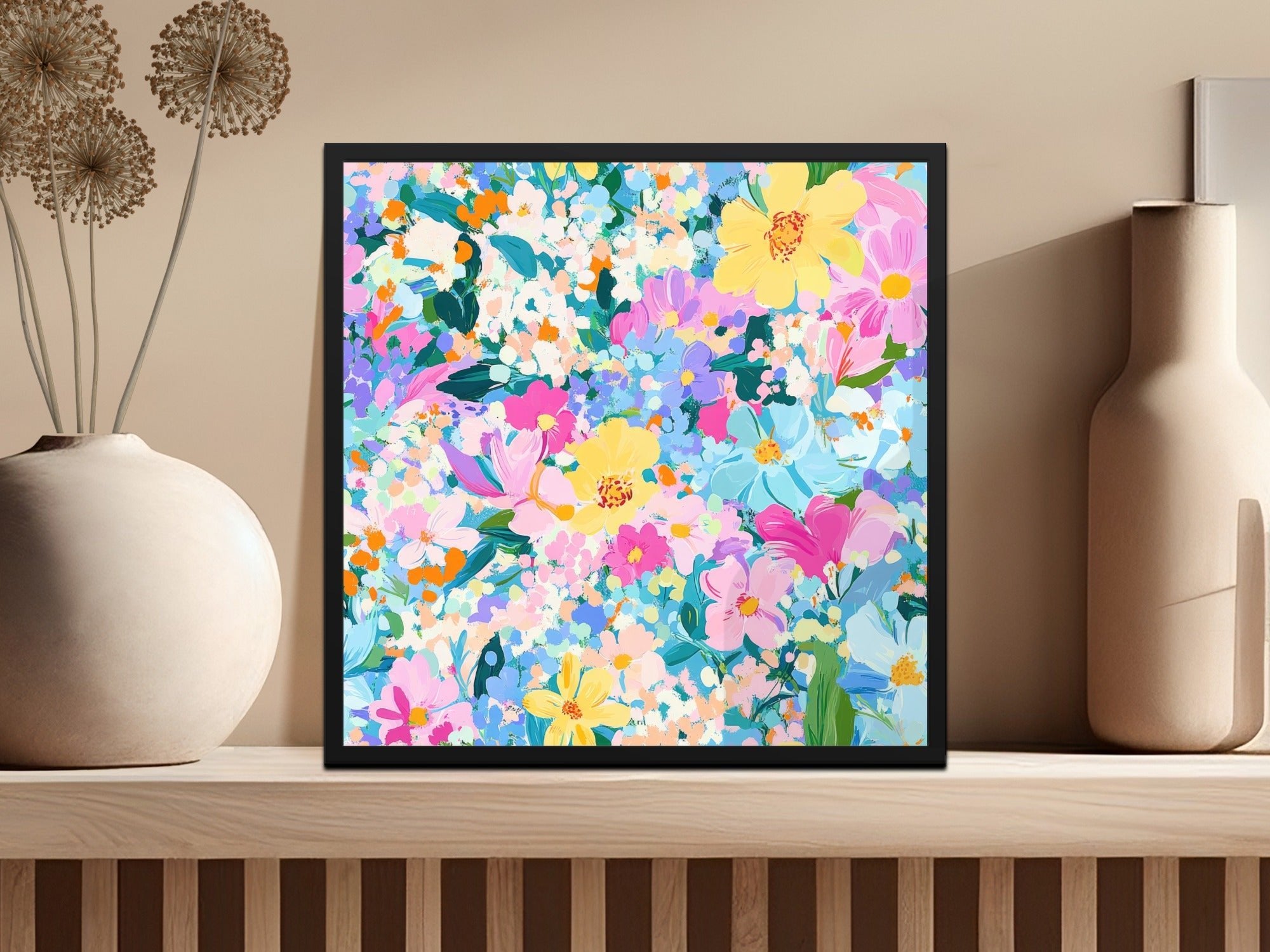 Ditsy Colorful Abstract Floral Seamless Pattern for Textile - Moore and Mountain