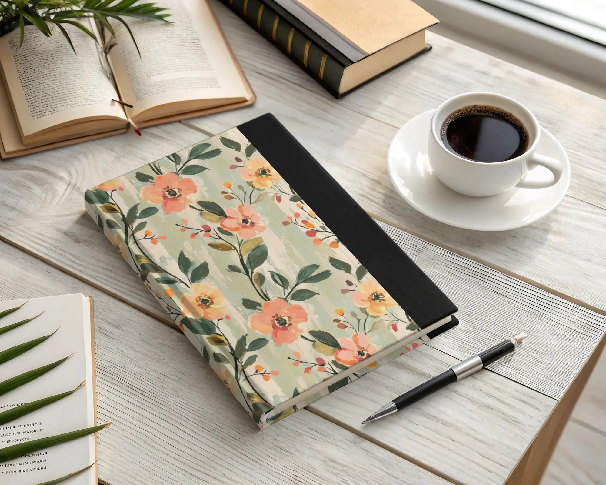 Ditsy Floral Digital Paper, Seamless Flower Pattern, Botanical Design, Scrapbook Paper, Fabric Design, Printable Pattern, Digital Download - Moore and Mountain