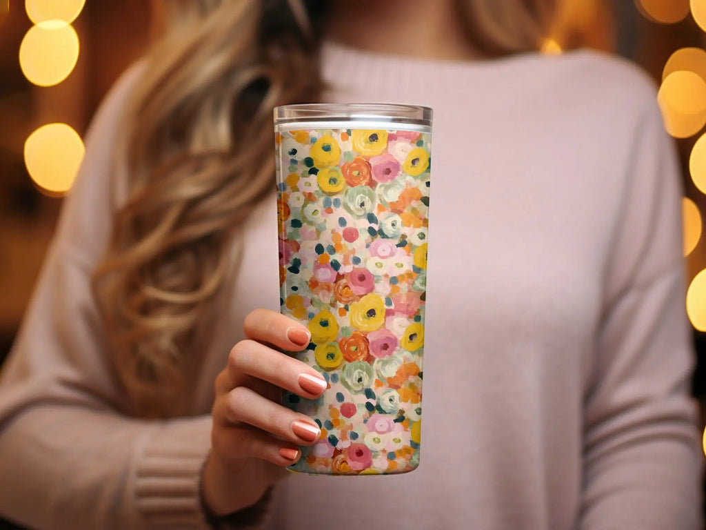 Ditsy Floral Digital Paper, Seamless Flower Pattern, JPEG File, Watercolor Flower Digital, Spring Flowers, Digital Download, Scrapbook Paper - Moore and Mountain