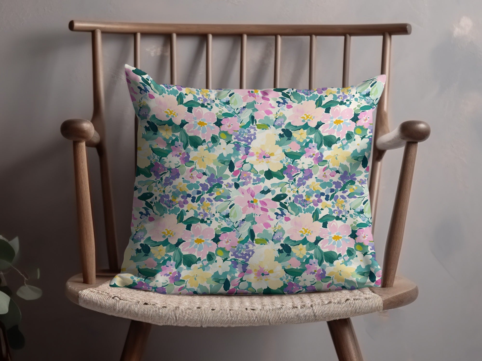 Ditsy Floral Digital Paper, Seamless Flower Pattern, Watercolor Blossom, Fabric Design, Pastel Flower Print, Modern Abstract Floral - Moore and Mountain