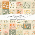 Ditsy Floral Digital Paper, Seamless Patchwork Flower Pattern, Botanical Print, Scrapbook Paper, Fabric Design, 12x12 JPEG, Digital Download - Moore and Mountain
