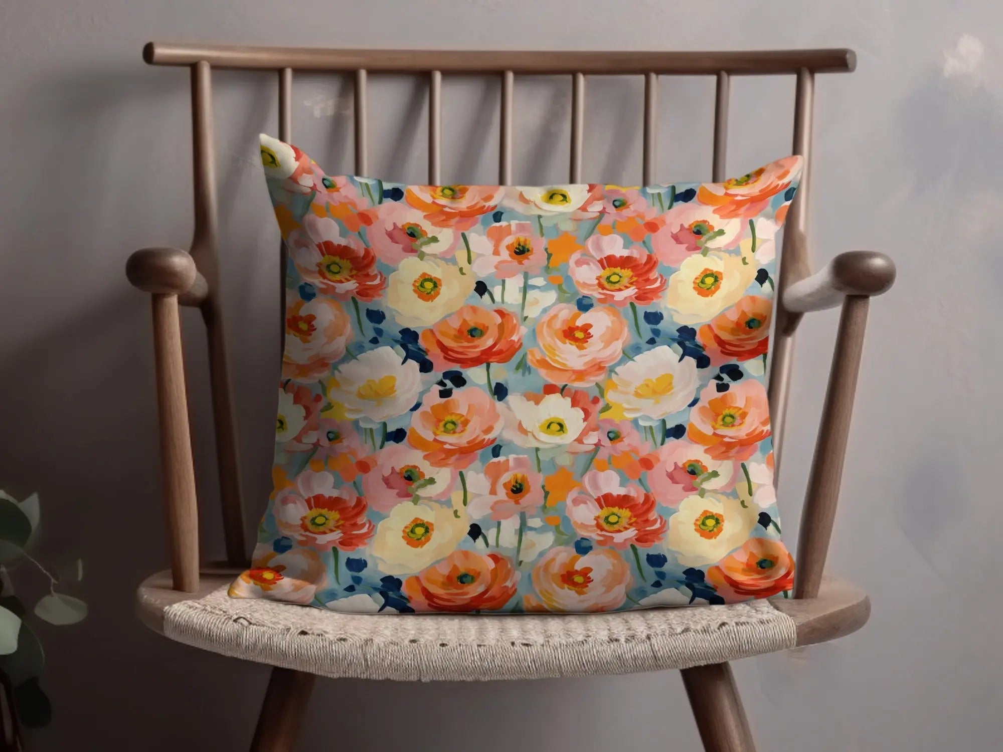 Ditsy Floral Digital Paper, Seamless Poppy Pattern, Flower Digital Download, Floral Print, Scrapbook Paper, Fabric Design, Commercial Use - Moore and Mountain