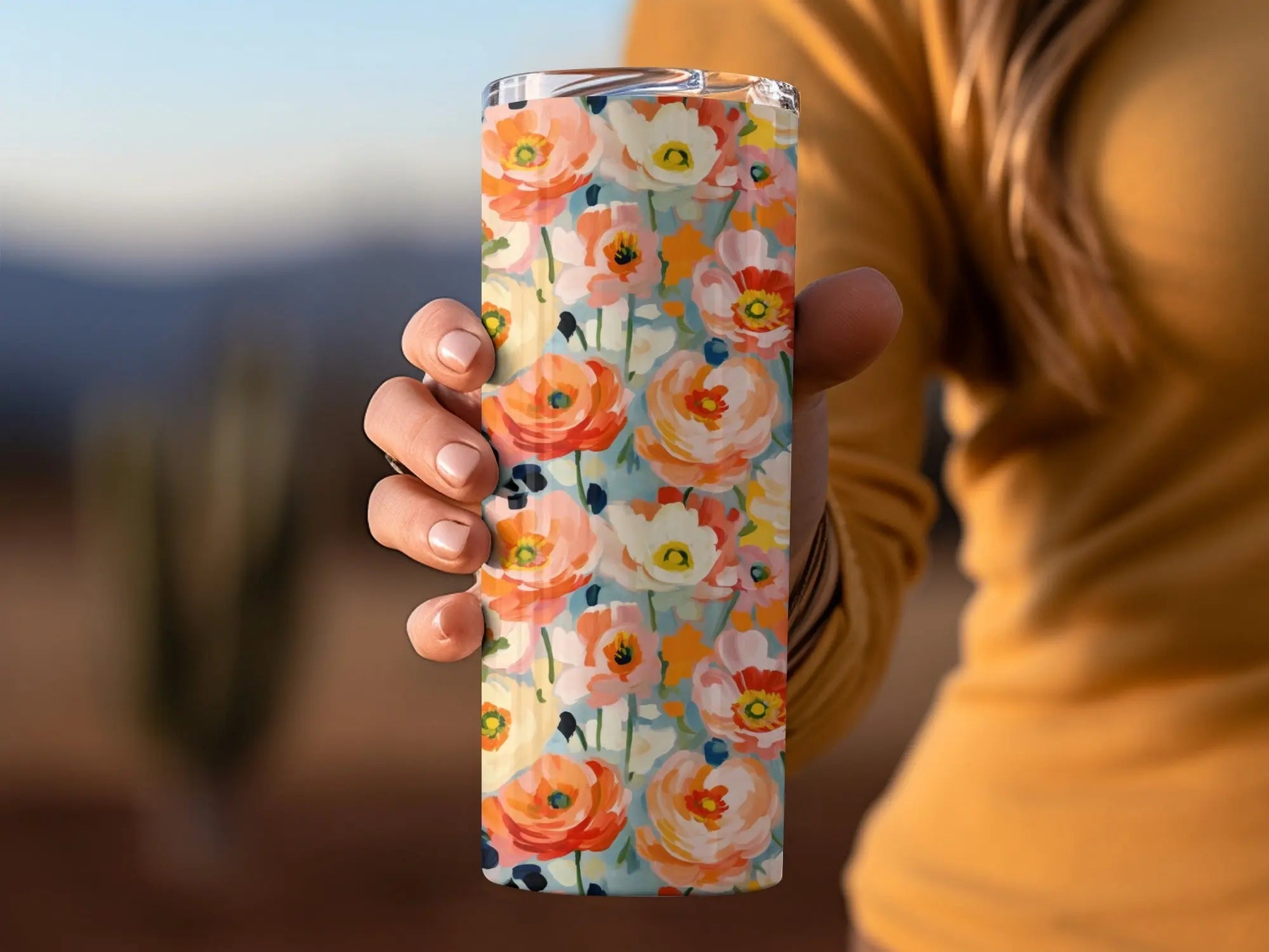 Ditsy Floral Digital Paper, Seamless Poppy Pattern, Flower Digital Download, Floral Print, Scrapbook Paper, Fabric Design, Commercial Use - Moore and Mountain