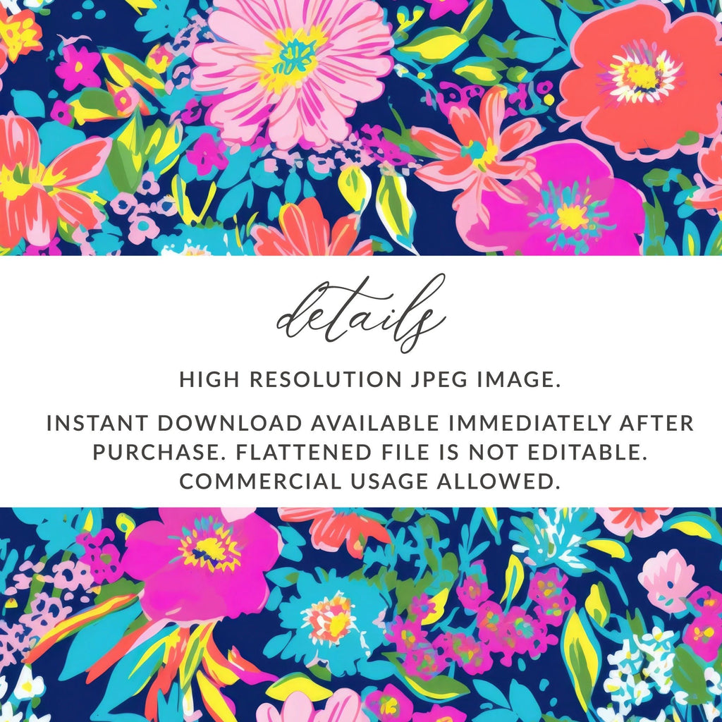 Ditsy Floral Seamless Pattern Colorful Flower Design, Fabric Print, Scrapbook Paper, Digital DownloadFloral Digital Paper, Seamless Flower Pattern, Repeating Floral Design, Bright Floral Pattern, Commercial Use, Floral Digital File - Moore and Mountain