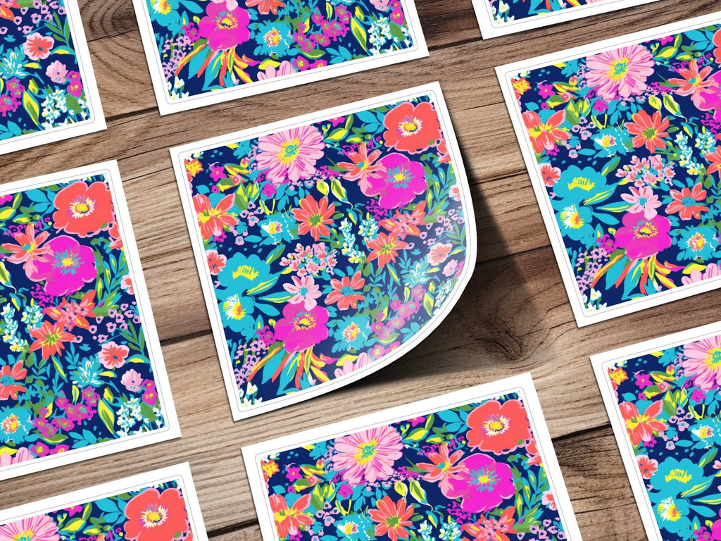 Ditsy Floral Seamless Pattern Colorful Flower Design, Fabric Print, Scrapbook Paper, Digital DownloadFloral Digital Paper, Seamless Flower Pattern, Repeating Floral Design, Bright Floral Pattern, Commercial Use, Floral Digital File - Moore and Mountain