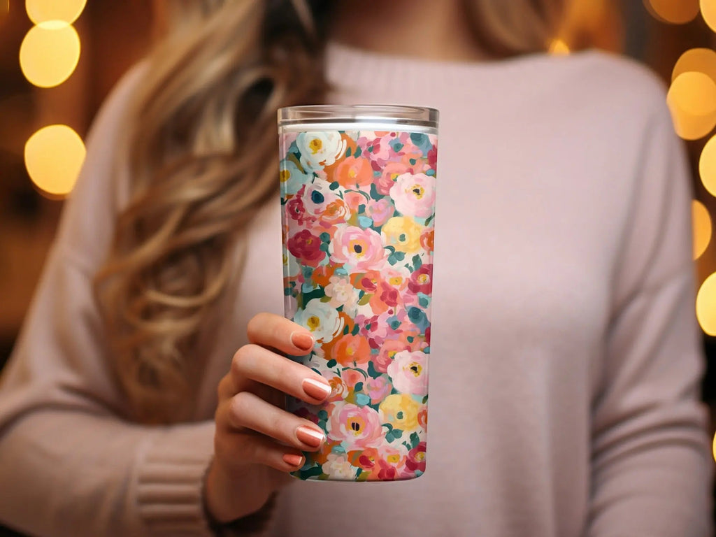 Ditsy Floral Seamless Pattern Digital, Colorful Flower Design, JPEG Files, Scrapbook Paper, Fabric Design, Commercial Use, Digital Download - Moore and Mountain